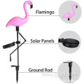 Solar Powered Flamingo Lamp